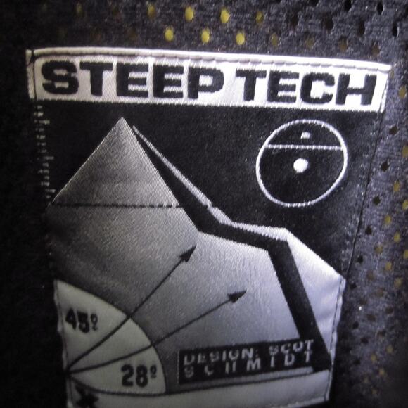 The North Face Steep Tech Jacket Mens XL Yellow Black Hooded Pullover Anorak - Picture 7 of 11